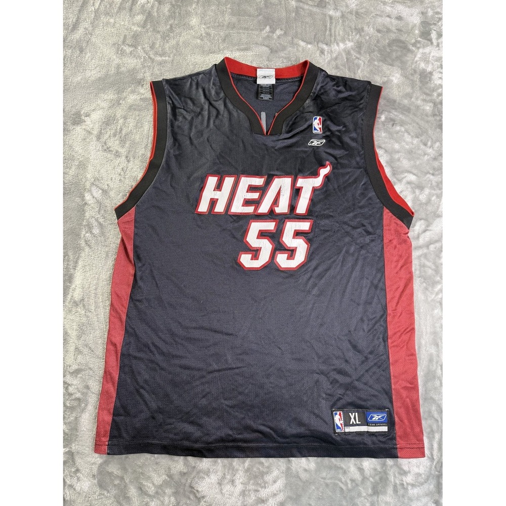 Vintage Reebok Jason Williams Miami Heat Jersey 55 NBA Men XL Black Mesh 7001A